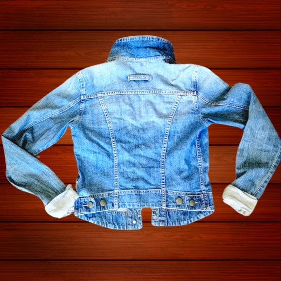 CAbi Crop Denim Jacket - Picture 2 of 6